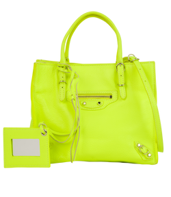 Mini Papier, Leather, Yellow, 535269, M/S, 2*